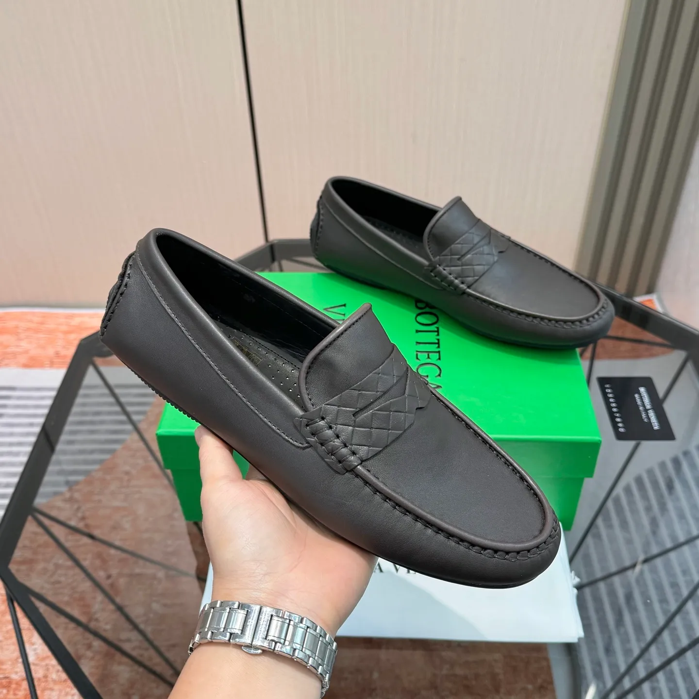 Men's shoes 💰560 [Botte* Venetta (BV)] Official website synchronization, high-end quality! 38-45